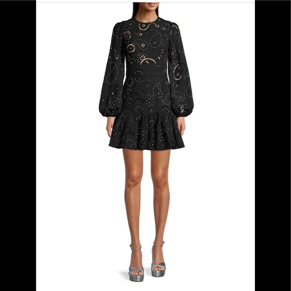 LAST CHANCE MICHAEL MICHAEL KORS EYELET DRESS - Picture 3 of 10
